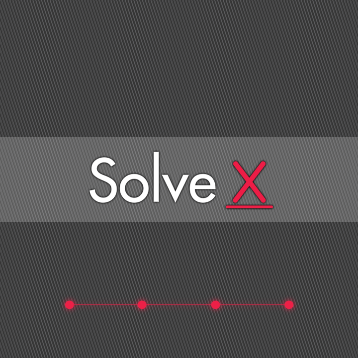 Solve X